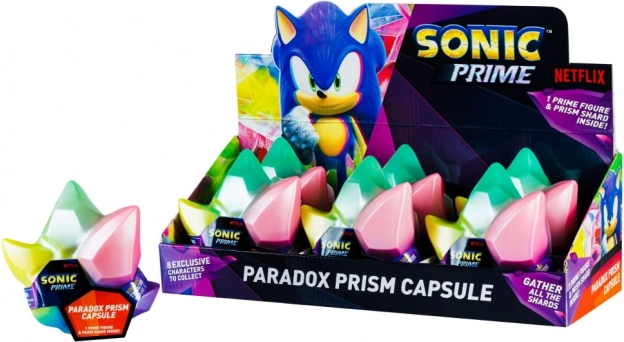 Cápsula Sonic Prime Paradox Prism – figura coleccionable