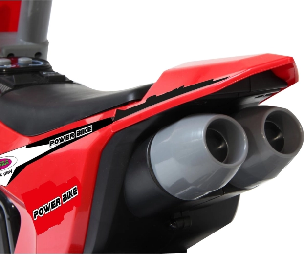 Aspecto motociclista detallado