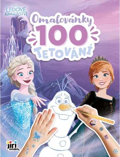 Libro para colorear y 100 tatuajes Frozen – El Reino de Hielo