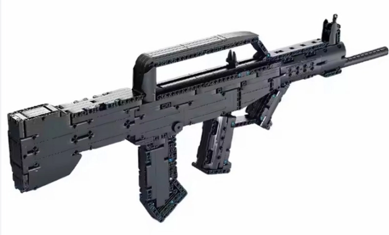 Set de construcción de rifle militar con proyectiles