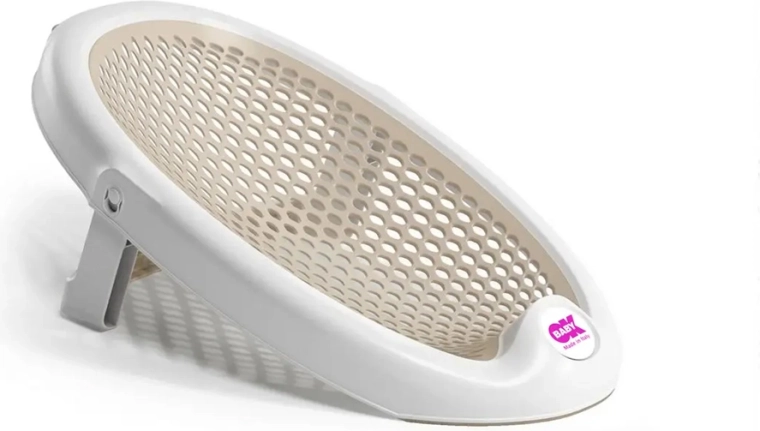 OK Baby hamaca plegable para bañera Jelly beige 0–8 meses