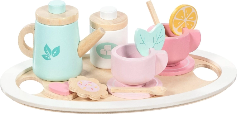Accesorios como limón y galletas para un juego realista