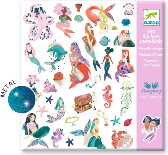 DJECO pegatinas de sirenas