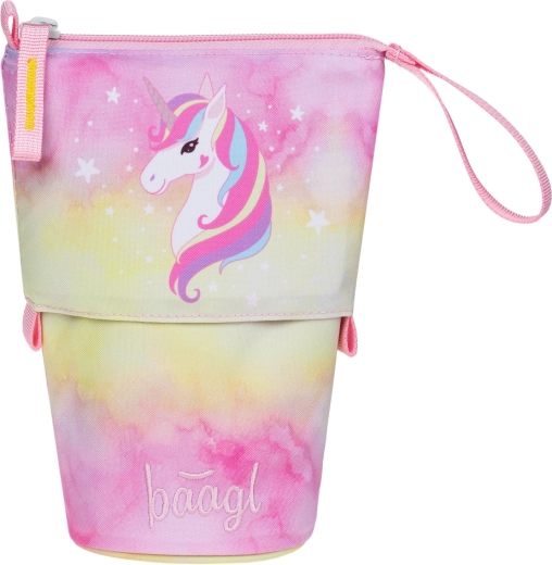 Estuche para lápices BAAGL Rainbow Unicorn, soporte para material de escritura