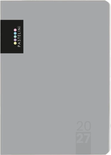 Agenda semanal A5 2027 Pastelini gris