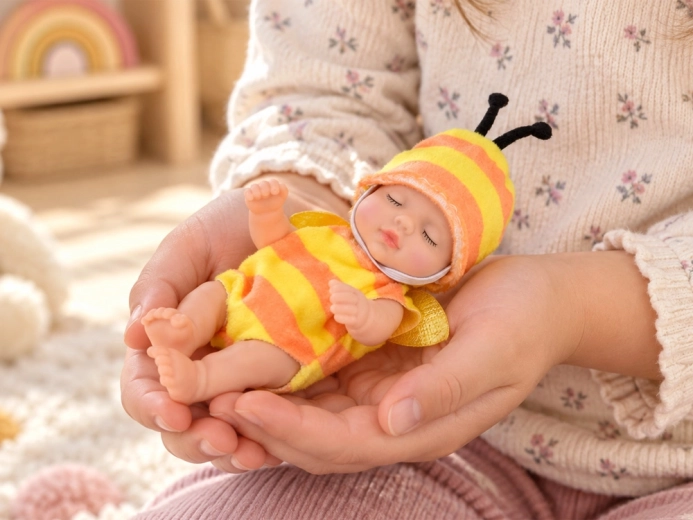 Muñeca pequeña ideal para viajes