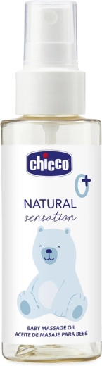 Aceite de masaje Chicco Natural Sensation 100 ml para bebés