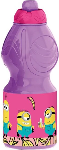 Botella de plástico MINIONS 400 ml