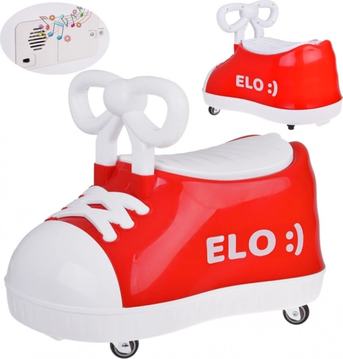 Zapatilla roja correpasillos Elo