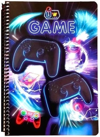 Cuaderno de espiral Neon Game B5 (17 × 25 cm)
