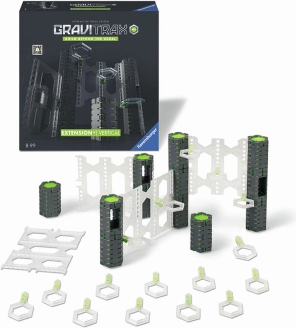 GraviTrax PRO Vertical – set de expansión para construir pistas de canicas multinivel