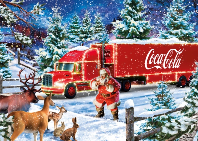 Puzzle Camión Navideño Coca-Cola 1000 Piezas