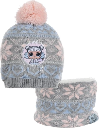 Conjunto de gorro y braga de cuello LOL