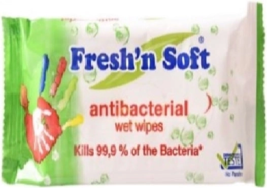 Toallitas húmedas antibacterianas para manos Fresh 'n soft 15 uds