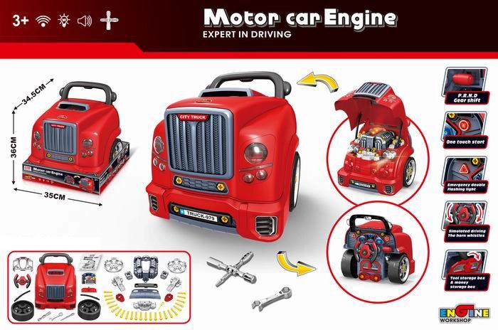 Motor educativo para desmontar y montar Mechanik