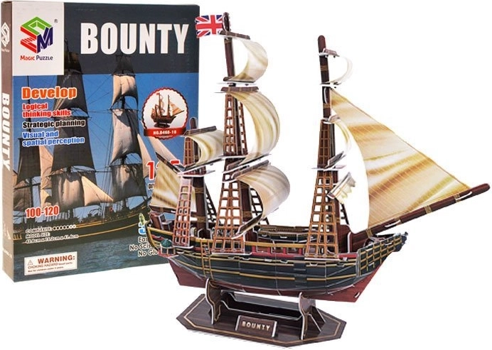 Puzzle 3D Barco Bounty 125 piezas