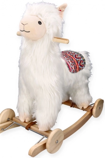 Alpaca balancín con ruedas