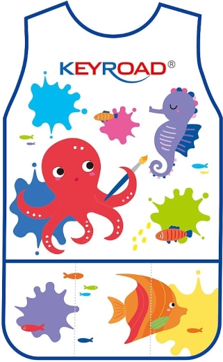 Delantal infantil impermeable de arte sin mangas KEYROAD