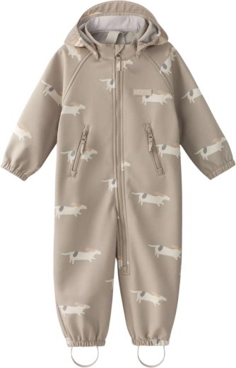 Mono de softshell Leokid lilo beige woof talla 80