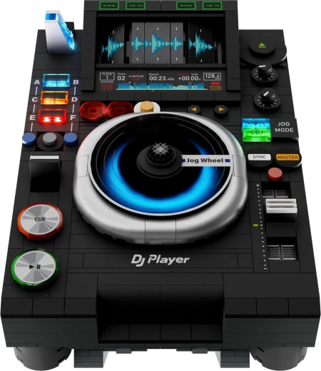 Controlador DJ realista lleno de detalles