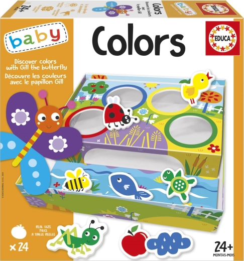 Educa Baby clasificación de colores con la mariposa Greta 4×6 piezas