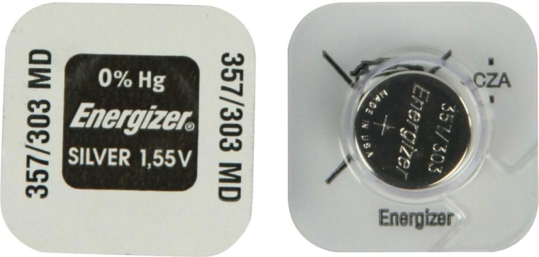 Pila de botón Energizer SR44 1,55 V 138 mAh