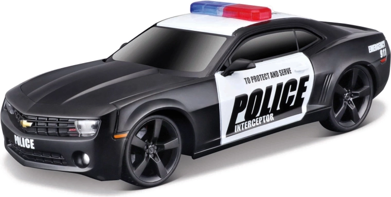 Maisto Chevrolet Camaro SS policía con luces y sonidos 1:24