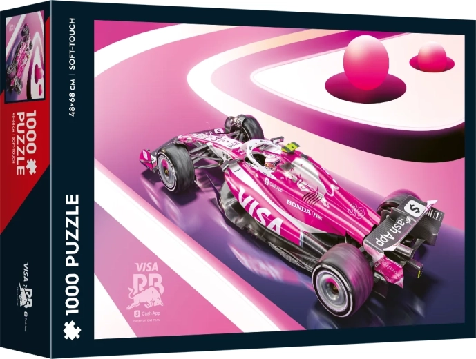 Puzzle de 1000 piezas Soft Touch – Automobilist: Visa Cash App Racing Bulls Miami Livery