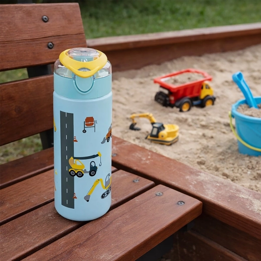 Motivo infantil de coches para viajar