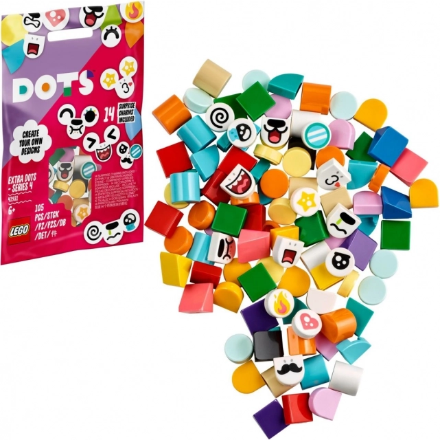 LEGO® DOTS 41931 Complementos DOTS – 4.ª serie