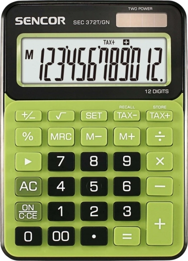 Calculadora de oficina con pantalla LCD de 12 dígitos