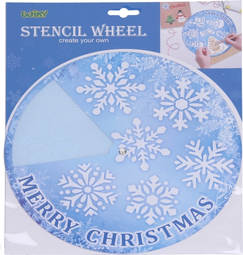 Plantilla navideña para nieve – bicicleta 31,2 × 25,5 cm