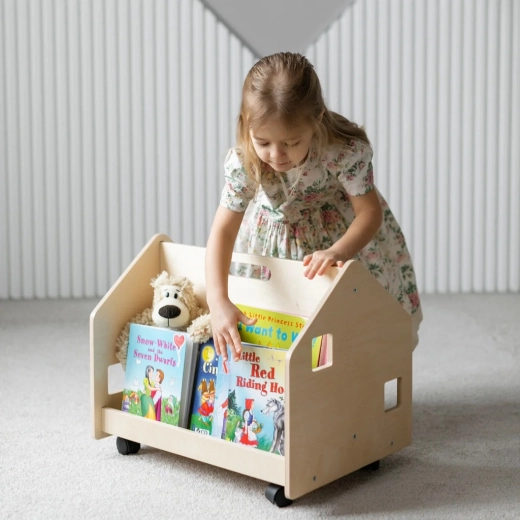 Acceso por ambos lados para elegir libros fácilmente