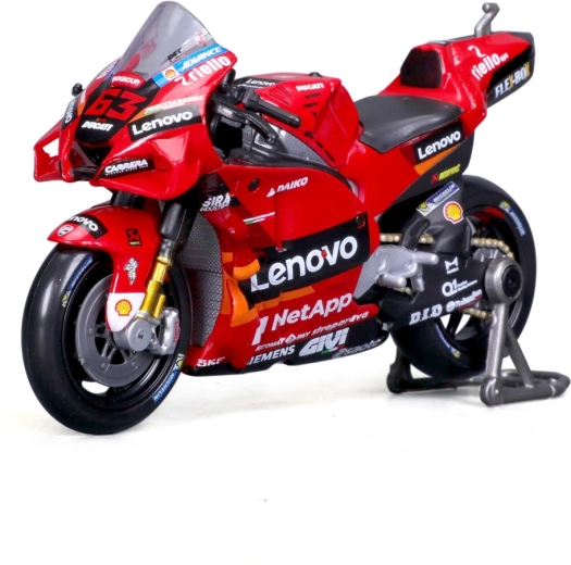 Motocicleta Ducati Lenovo team 2022 Francesco Bagnaia 1:18