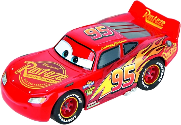 Lightning McQueen con un diseño detallado