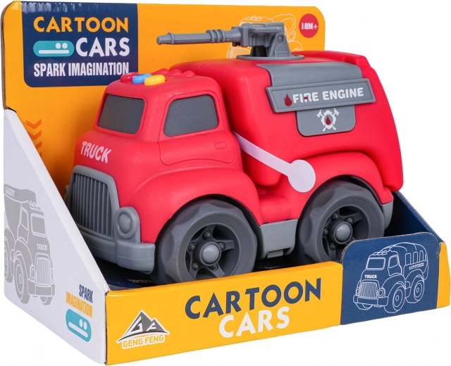 Coche de bomberos con luces y sonidos
