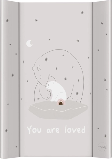 Ceba Baby cambiador con tablero rígido Basic Polar Bears 50 × 70 cm