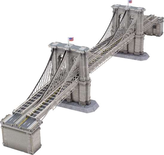 Puzzle 3D metálico METAL EARTH Premium Series – Puente de Brooklyn