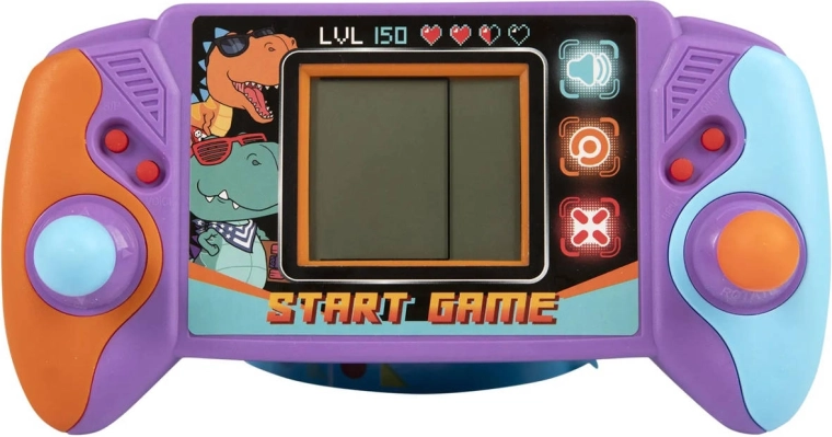 Albi mini joystick dinosaurios – consola de juegos de bolsillo con 49 juegos y sonido - 1 pieza