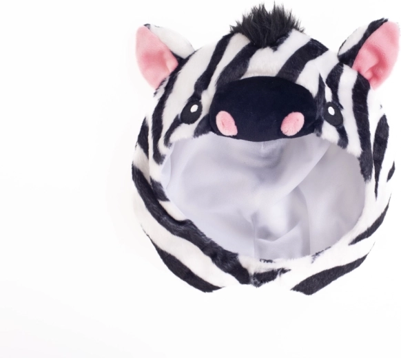 Sudadera de cebra extraíble para juego interactivo