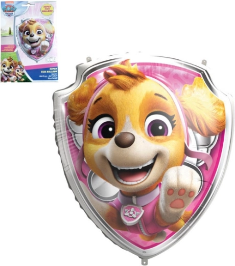 Globo de foil Escudo Skye PSI PATROL 68 × 75 cm