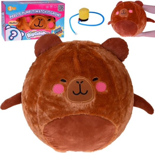 Gran balón de peluche de capibara 45 cm