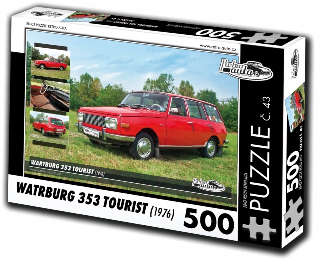 Puzzle Retro-Autos Wartburg 353 Tourist 1976 500 piezas