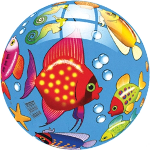 Pelota infantil con motivo de pececitos 23 cm