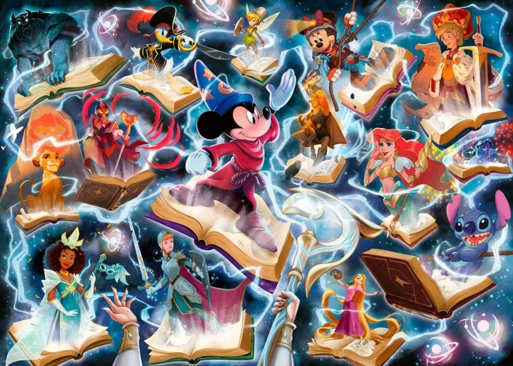 Puzzle Ravensburger Disney Lorcana: Glimmers of the Realm – Acero, 1000 piezas