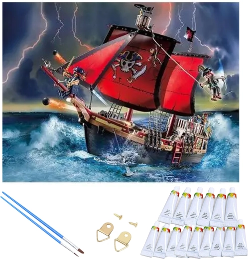 Motivo de barco pirata: una decoración interior llamativa