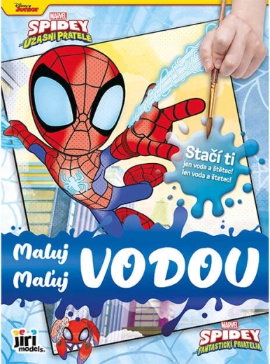 Libro mágico para colorear con agua Spidey