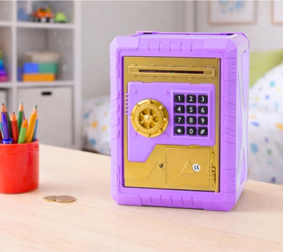 Ranura para monedas y construcción resistente