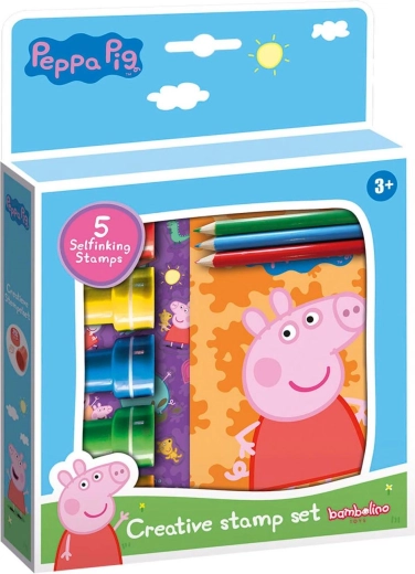 Set de sellos de Peppa Pig con accesorios para niños