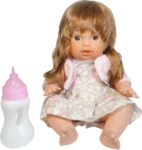 Muñeca bebé con sonidos y pelo largo